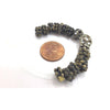 Short Strand of 16 Mixed Brass and Metal Spacers and Beads - Rita Okrent Collection (ANT297)