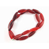 Old Red Faceted Oblong Glass Beads from the African Trade - RIta Okrent Collection (AT0779)