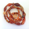 Ancient and Antique Carnelian Agate Beads, Mauritania or Mali - Rita Okrent Collection (S401)