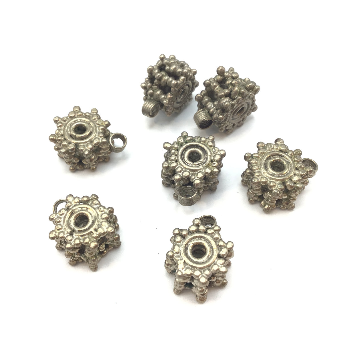 Yemeni Silver Berry Bead Pendants - Rita Okrent Collection (P818)