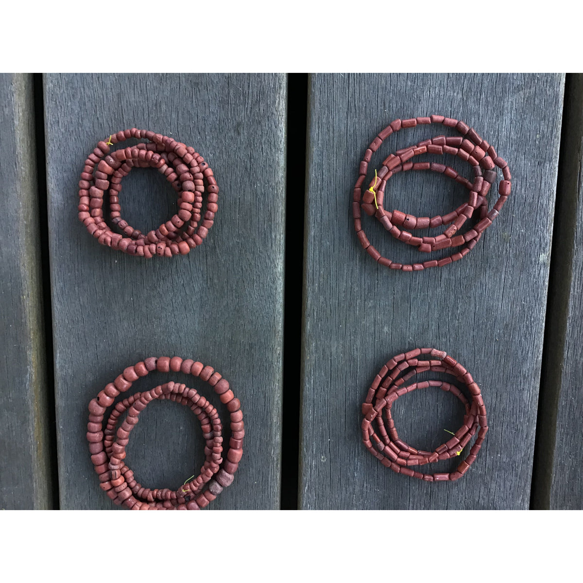 Rare Brick Red Antique Ancient Glass Nila Indo-Pacific Trade Winds Beads - Rita Okrent Collection (AT0671)