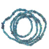 Translucent Teal Blue Aqua Antique Small Glass Nila or Indo Pacific Beads - Rita Okrent Collection (AT0651)