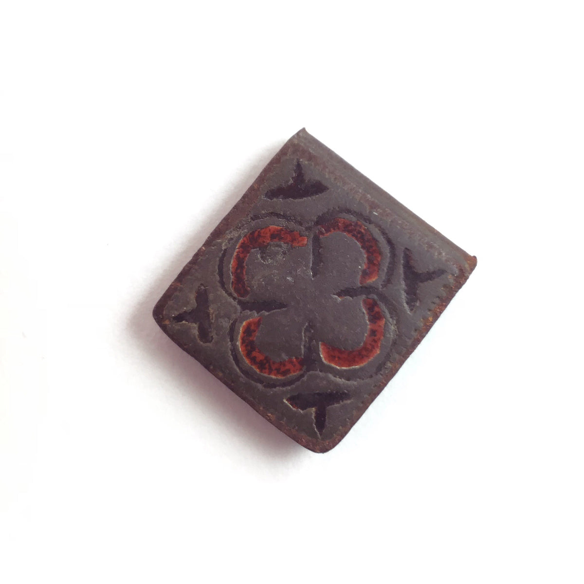 Small Silver Metal and Brass Kitab Pendant, Morocco - RIta Okrent Collection (P599)