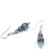 Mauritanian Silver Granulated Beaded Earrings - Rita Okrent Collection (E608)