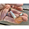 Mixed Ancient Stone and Glass Beads with Ancient Carnelian Pendant - Rita Okrent Collection (C271e)