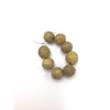 Gilt Silver Larger Granulated Beads, Strand of 8 - Rita Okrent Collection (C472)