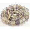 Antique Faceted Purple and Clear Dutch Glass Beads from the 1700s, Mali - Rita Okrent Collection (ANT307s)