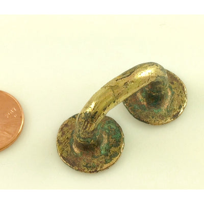 Rare Pre-Columbian Copper and Gold Tumbaga Nose Ring -  Rita Okrent Collection (C390)
