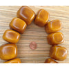 Berber Faux Amber Brown Orange Cube Beads, Morocco - Rita Okrent Collection (NP033)