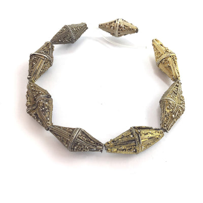 Short Strands of Antique Granulated Bicone Beads, from Mauritania - Rita Okrent Collection (C462jk)