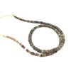 Rare Round Gray Excavated Ancient Glass Graduated Medium Sized Nila Beads, Djenne, Mali  - Rita Okrent Collection (AT0639gry)