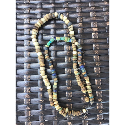 Excavated Faded Medium Nila Beads, Strand, Djenne, Mali - Rita Okrent Collection (AT0423y)
