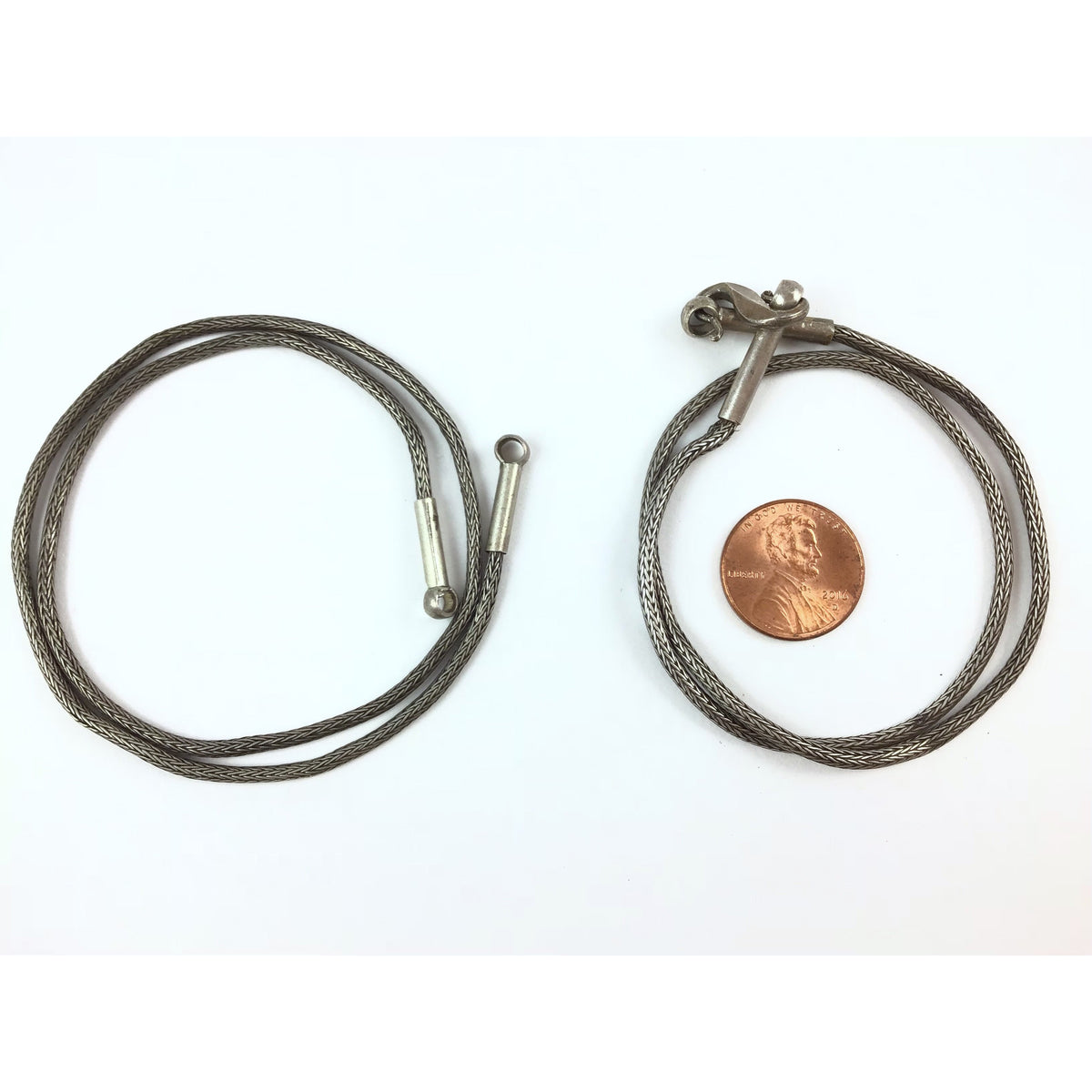 Silver Rope Chain, Southern India - Rita Okrent Collection (ANT446)