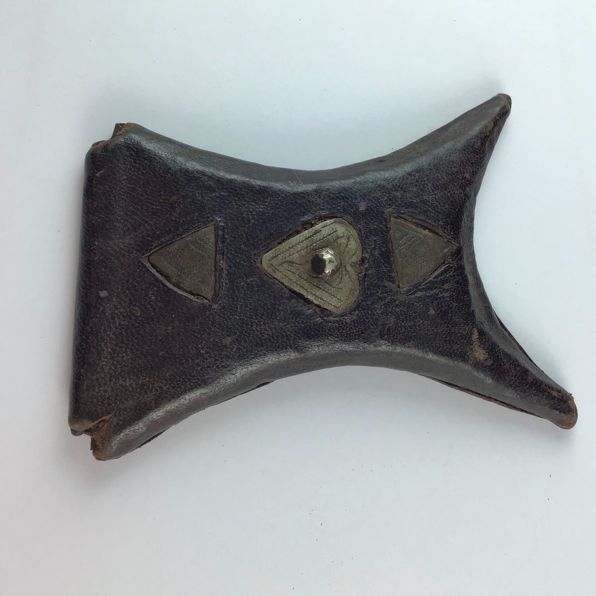 Antique Tuareg Tcherot Leather Amulet, Mauritania - Rita Okrent Collection (P642f)