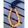 Berber Faux Amber Orange Beads, Strand, Morocco - Rita Okrent Collection (NP035)