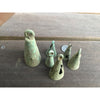 Antique Vert-de-Gris Dogon Tribal Bronze Bells, Mali - Rita Okrent Collection (AA300)