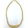 Gilt Silver Traditional Beaded Bridal Necklace from Mauritania - Rita Okrent Collection (C509b)