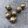 Favorite Antique Gold Washed - Gilded Sterling Silver Beads from Sri Lanka - Rita Okrent Collection (C551)