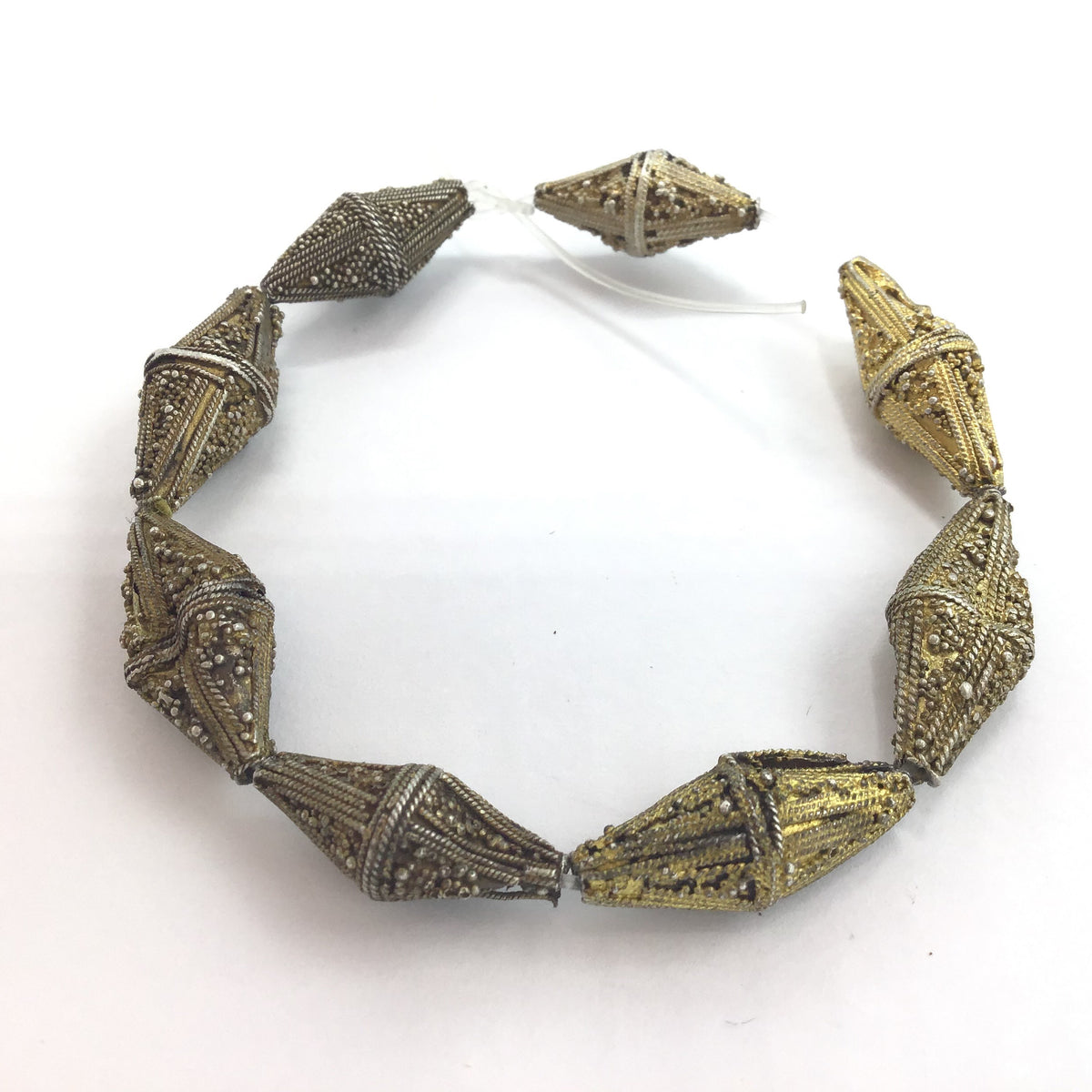 Short Strands of Antique Granulated Bicone Beads, from Mauritania - Rita Okrent Collection (C462jk)