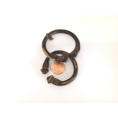 Roman-Era Excavated Bronze Fibula Loops - AA400