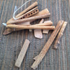 Antique Wood Long Stick Pendants, Group - AA111