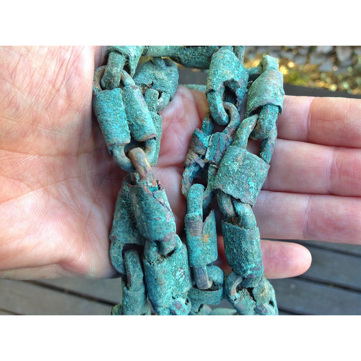 Excavated Bronze Metal Chain, Djenne, Mali -  Rita Okrent Collection (AA100)