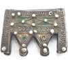 Enameled Green and Orange Berber Silver Protective Hirz Box Amulet, Morocco - Rita Okrent Collection (P719)