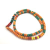 Bright Orange, Mixed Colors or Yellow Czech Glass Prosser Beads, Nigeria - Rita Okrent Collection (AT0665)