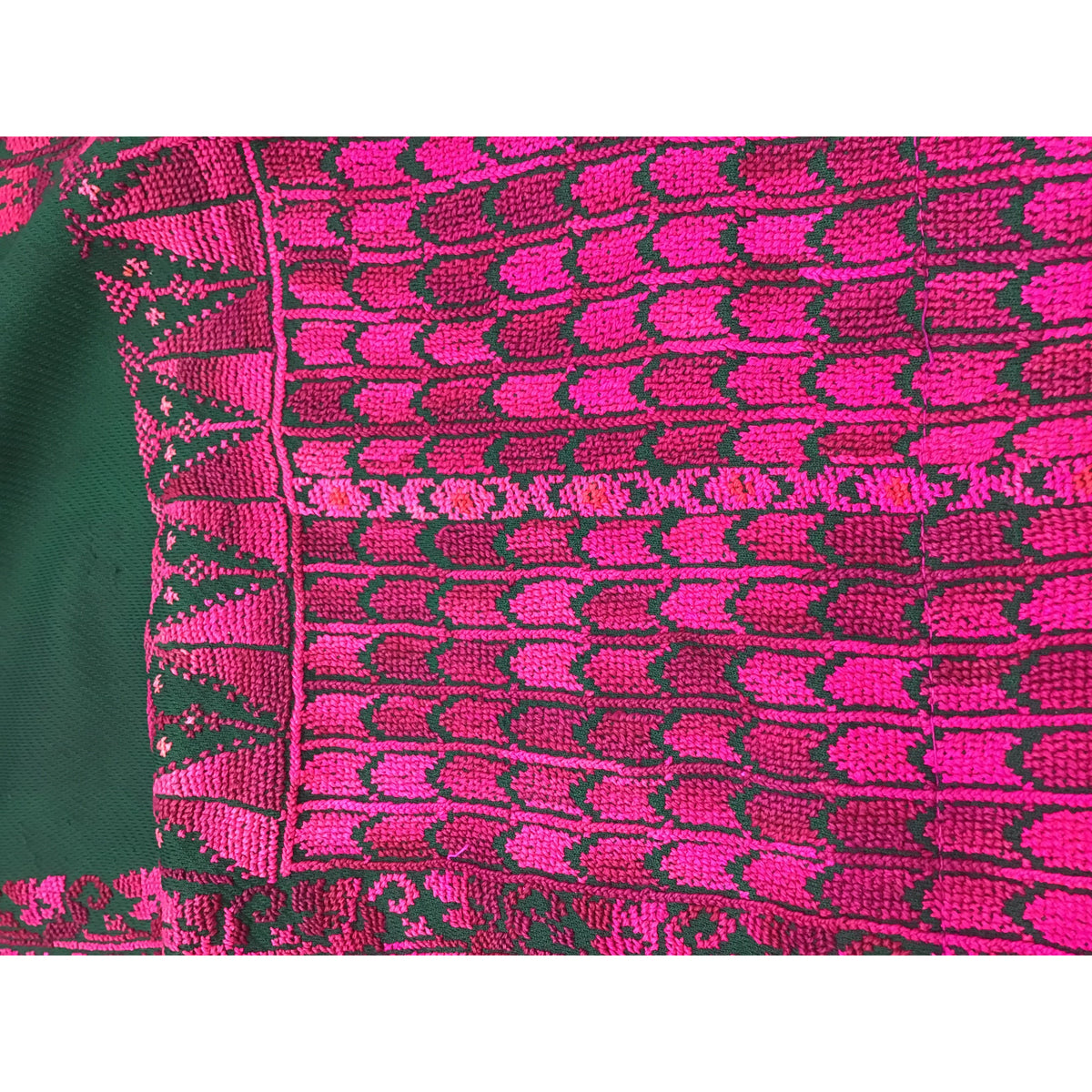 Lot of 3 Lovely Old Traditional Hand Embroidered Bedouin Textile Fabric Pieces - Rita Okrent Collection (AA279)