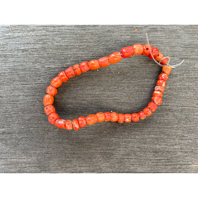 Antique Yemeni Coral Beads in Short Strands - Rita Okrent Collection (C790)