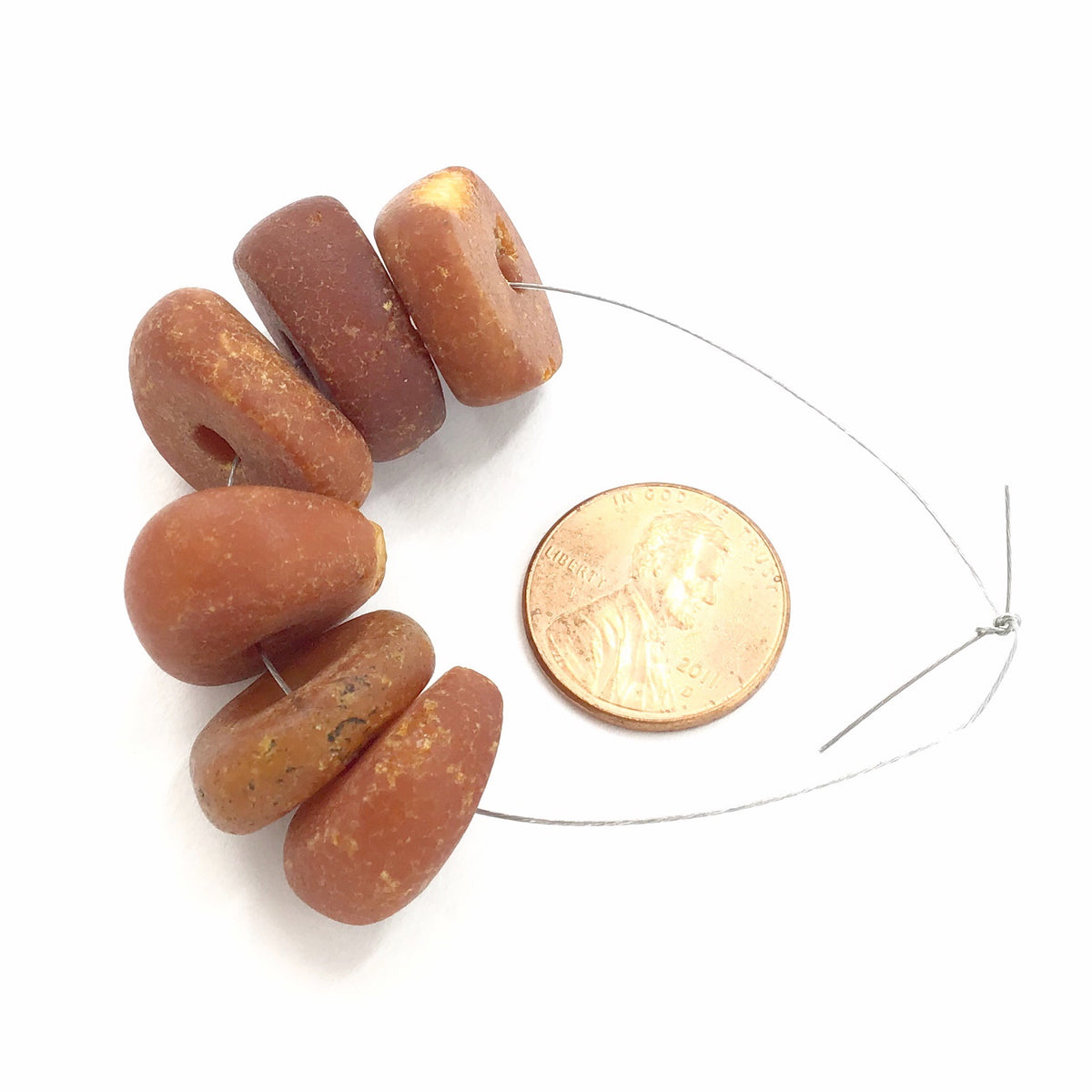 Short Strands of Baltic Amber from Mauritania, Sold Separately - Rita Okrent Collection (C561)