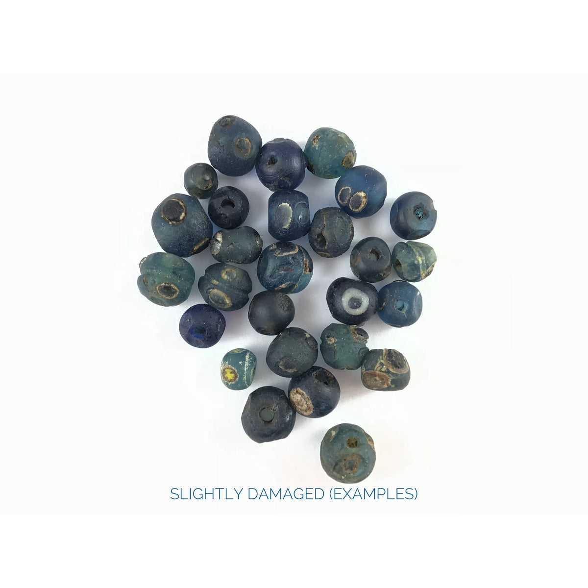 Ancient Early Islamic-Era Glass Evil Eye Beads, Pricing Varies, Sold Individually - Rita Okrent Collection (AG110N)