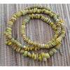 Strand of Rare Excavated Yellow Glass Nila Beads from Mali - Rita Okrent Collection (AT0690)