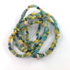 Rare Excavated Yellow and Green Glass Ancient Nila Beads, Djenne, Mali - AT0612
