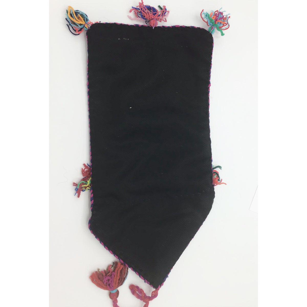 Traditional Bedouin Hand Embroidered Purse or Jewelry Bag, with Tassles - Rita Okrent Collection (AA286)