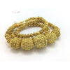 Gilt Silver Traditional Beaded Bridal Necklace from Mauritania - Rita Okrent Collection (C509b)