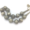 Vintage Ethnic Silver Metal Beaded Necklace - Rita Okrent Collection (ANT448)