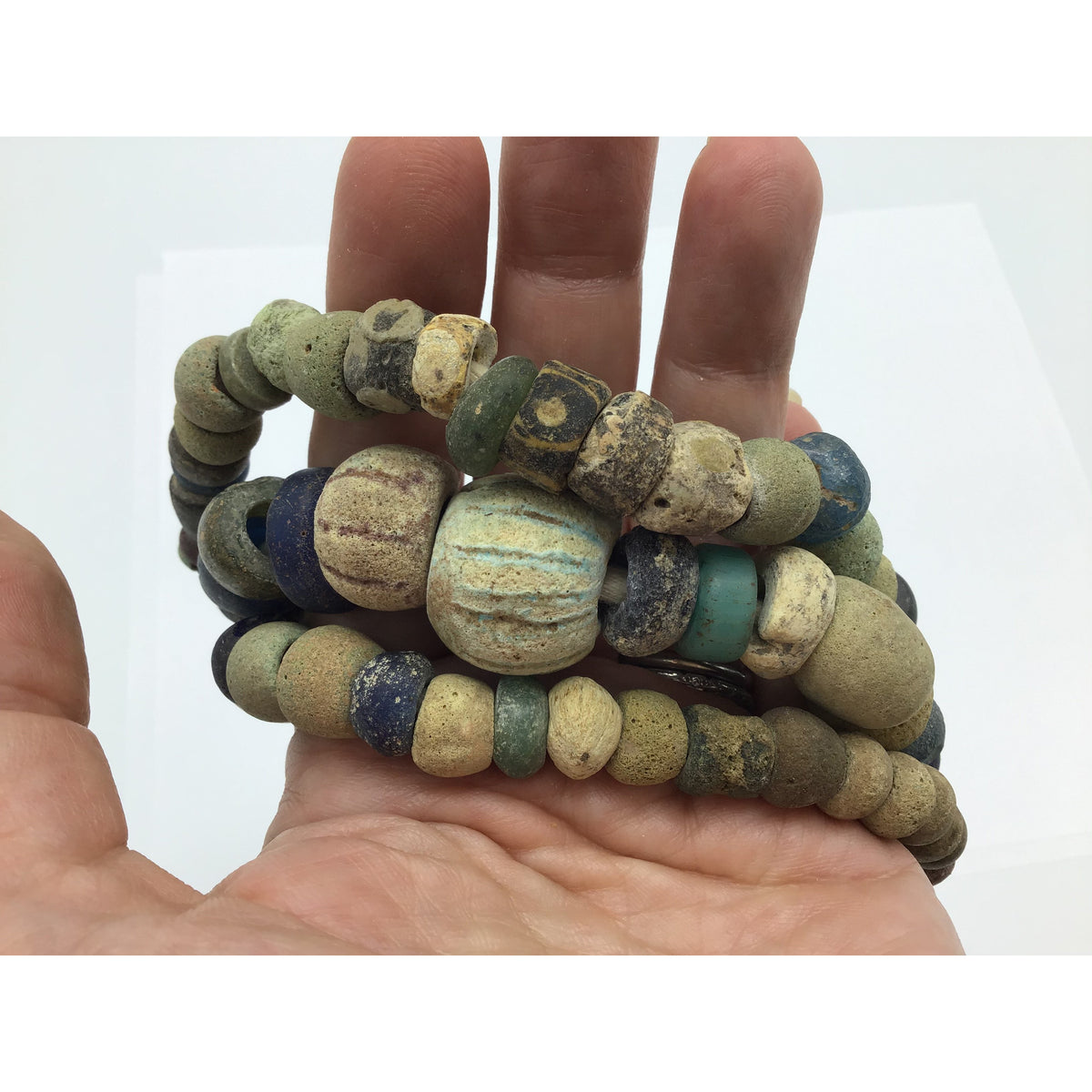 Antique Faience and Clay Beads with Some Islamic Glass Beads, Sahel and Egypt - Rita Okrent Collection (C566)