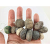 Mixed Strand of 12 Ancient and Very Old Ceramic and Stone Beads - Rita Okrent Collection (AN140b)