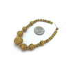 Short Strand of Mixed Gilt Silver Bright Gold Granulated Silver Beads - Rita Okrent Collection (C478)