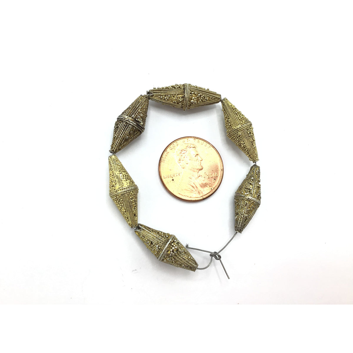 Short Strands of Antique Granulated Bicone Beads, from Mauritania - Rita Okrent Collection (C462jk)
