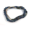 Ancient Medieval Blue Islamic Glass Beads from Mali, Strand - Rita Okrent Collection (AG105f)
