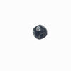 Black Ancient Glass Bead with White Eyes - Rita Okrent Collection (AG044b)