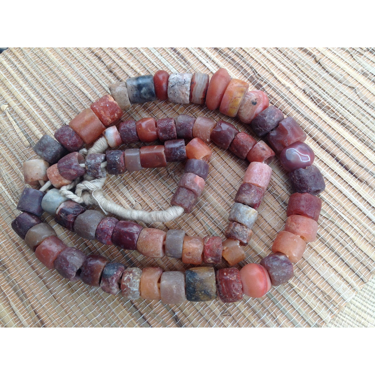 Neolithic Period Carnelian and Other Stone Beads, Mauritania - S320b