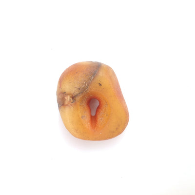 Antique Natural Baltic Amber Bead, West African Trade, Mauritania - ANT433