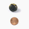Large Black and Yellow Early Islamic Glass Bead from Syria - Rita Okrent Collection (AG007a)