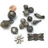 Mixed Lot of Ethnic Coin Silver and Metal Beads and Pendants - Rita Okrent Collection (P217)