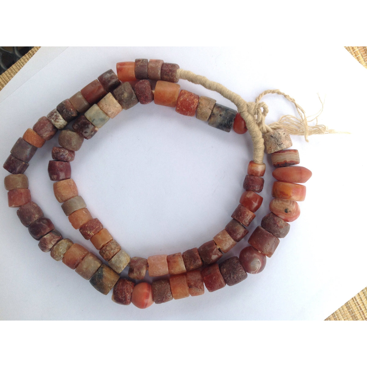Neolithic Period Carnelian and Other Stone Beads, Mauritania - S320b