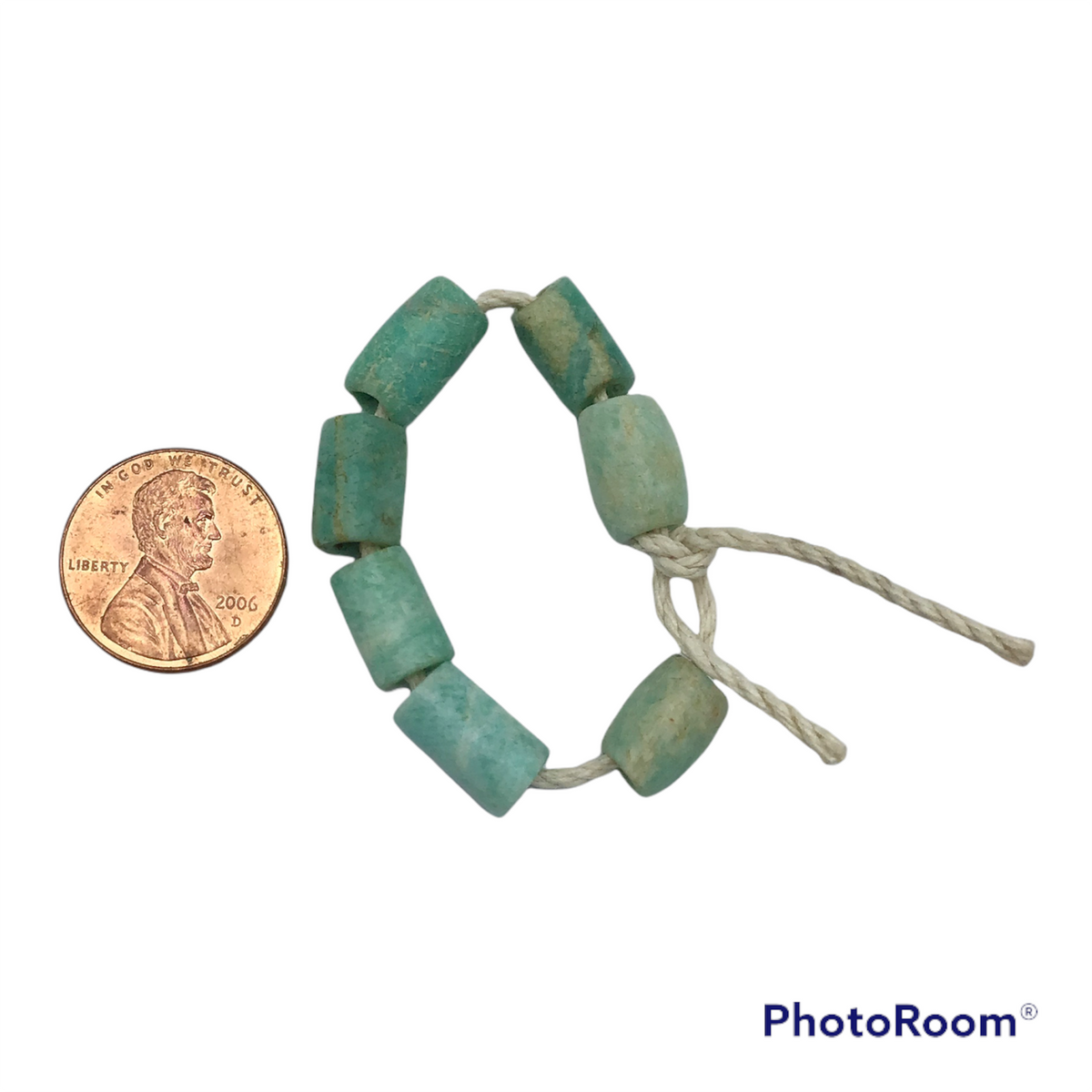 Choice of Short Strands of Antique Amazonite Beads from Mauritania - Rita Okrent Collection (S676)