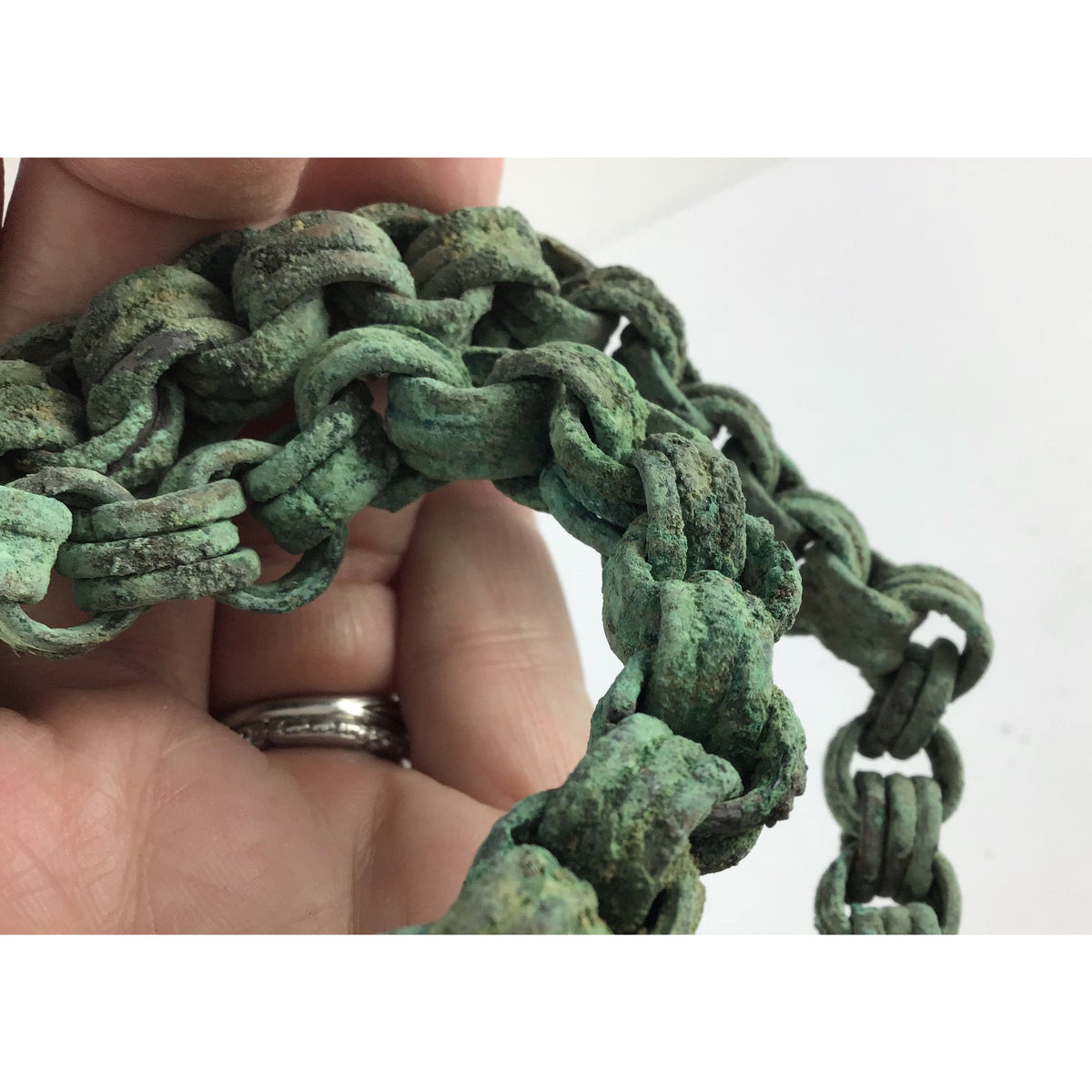 Excavated Bronze Metal Chain, Dogon People, Mali -  Rita Okrent Collection (AA100b)